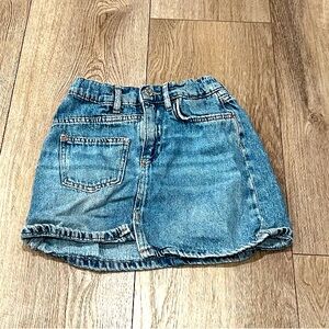 zara jeans skirt